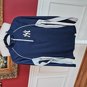 Fanatics Yankees Baseball Tee 1/2 Zip Sports Team Size small